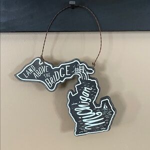 Primitives by Kathy 2 Sided Michigan Wall Art - Black and White